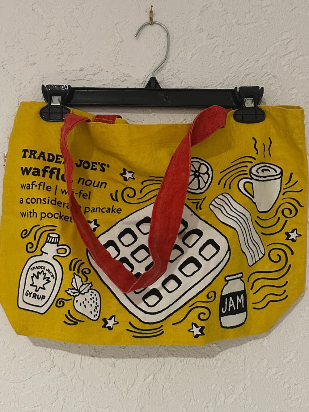 Trader Joe’s Yellow Breakfast Tote Bag
